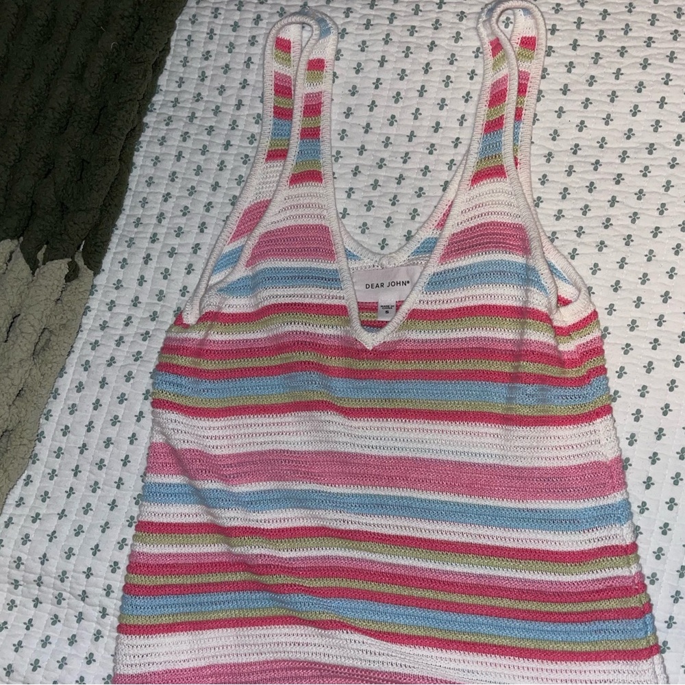 Dear John Colorful Knit Tank - Picture 4 of 4